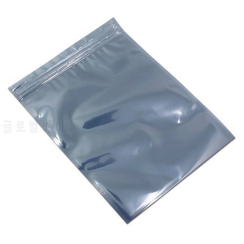 15*20cm Anti Static Shielding Zip Lock Bags Reclosable Antistatic Electronics Zipper Packaging Pouch for Crafts Data Lines