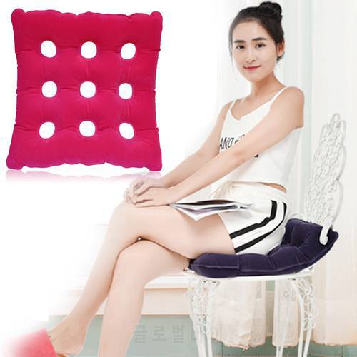 Air Inflatable Seat Cushion with Heat Sealed Construction for WheelChair/Home/Office/Car Seat Pad Bolster Cojines Pillow Cushion