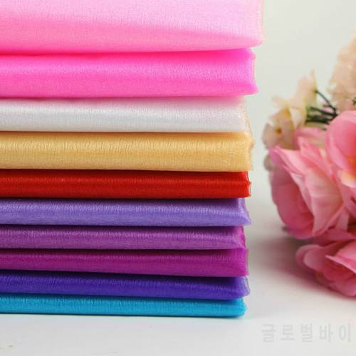 5M/Lot 48cm Romantic Snow Yarn Wedding Arches Sheer Crystal Organza Tulle Fabric For Festival Celebrate Party New Year Decor