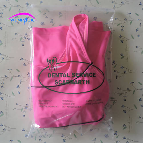 Custom Printed Logo Zipper Zip Lock Plastic Gift Opp Bag