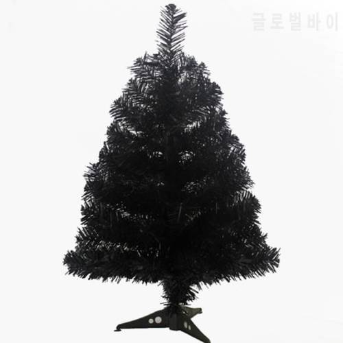 60 cm Black Artificial Christmas Tree For Event Party Fashion Christmas Decoration Mini Table Ornament Desk Decor Xmas Tree