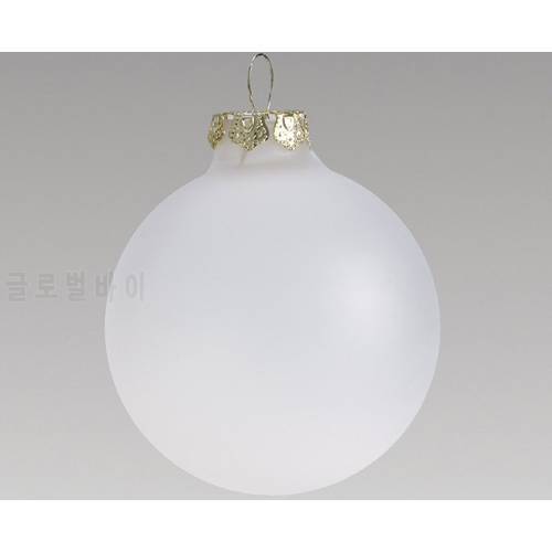Promotion - 5/Pack, DIY Paintable Christmas Xmas Decoration Ornament 80mm Glass Frosted Ball