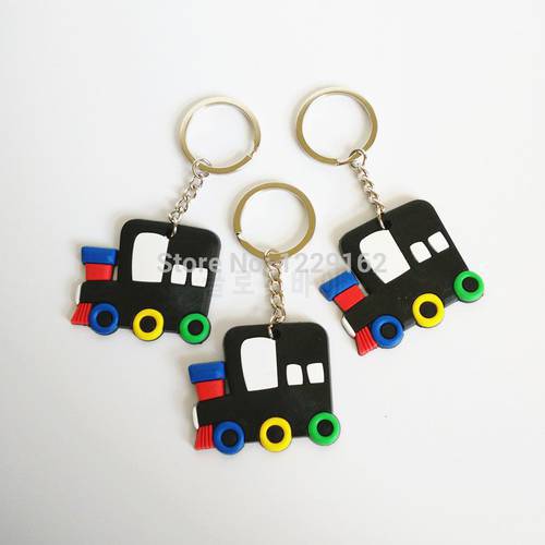 Free shipping 3pcs/lot PVC Cute Keychain for party gift Creative Gift Ring Key Holder Souvenirs/Party Favor