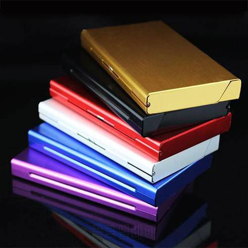 Cigar Box 20 Pieces Capacity Metal Cigarette Case Container Pocket-box Pipe Tobacco Holder Case Slim for Lady 2017ing