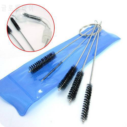 5Pcs/lot Straw Cleaning Brush Stainless Steel Wash Drinking Pipe Straw Brushes Brush Cleaner