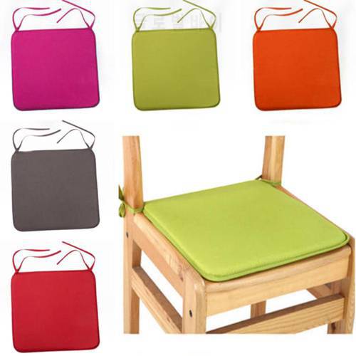 40x40cm Chair Cushions Seat for Dinning Chairs Outdoor Indoor Kitchen Square Soft Tie On Chair Pad Office Home Decor