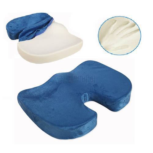 Seat Pad Comfort 100% Pure Memory Foam Luxury Seat Cushion, Orthopedic Design To Relieve Back, Sciatica and Tailbone Pain