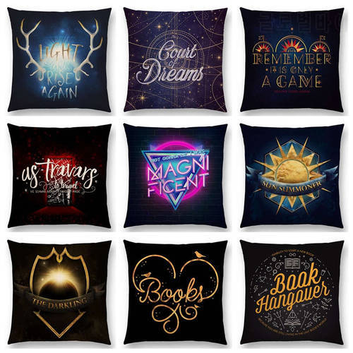 Hot Sale Decorative Letters Saying Warm Words Meaningful Proverb Heart Love Books Dream Game Sun Neon Cushion Sofa Throw Pillow