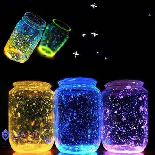 Luminous Glow Gravel Noctilucent Sand Fish Tank Aquarium Fluorescent Particles DIY Star Wishing Bottle Glow In The Dark Party