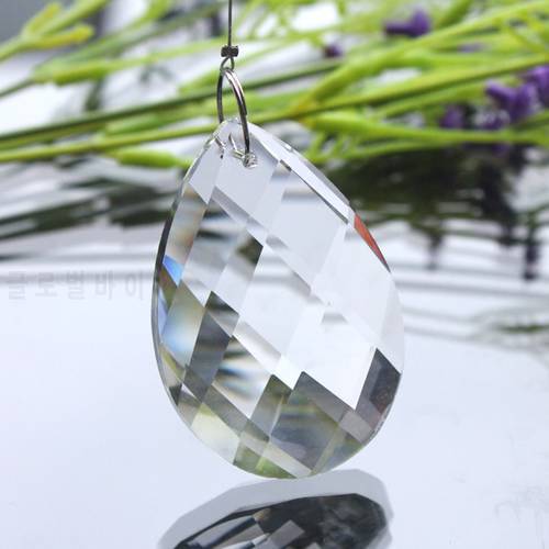 Top Quality 12P 38MM Optical Clear Crystal Prism Ornament Suncatcher Lamp chandelier Pendant,rainbow wedding romantic decoration