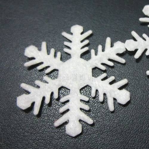 Snowflake Appliques 30pcs 38mm Wedding Christmas Decoration DIY Craft A045