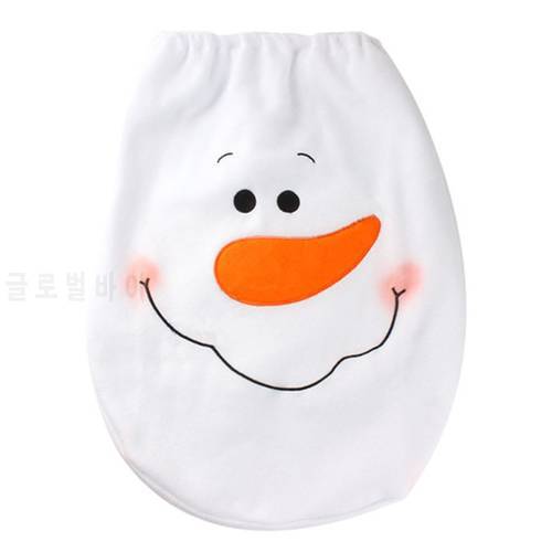 Snowman Seat Cute Rug Bathroom Accessories Christmas Decorations For Home Ornament Decor Cover New Year MR0004