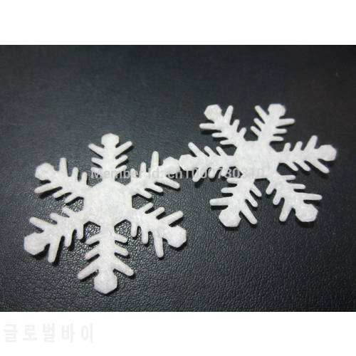 Snowflake appliques 150pcs 40mm wedding/christmas decoration /craft diy appliques A045*5