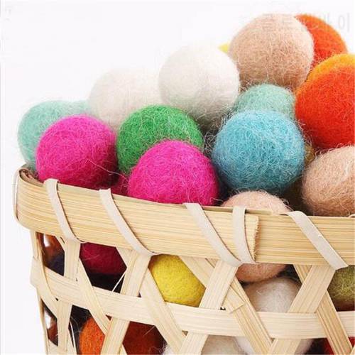 Wool Felt Balls 2cm x150 Mixed Colours Wool Wholesale Multicolour Bulk Felt Balls Supplier Rattle DIY Crafts Accessories