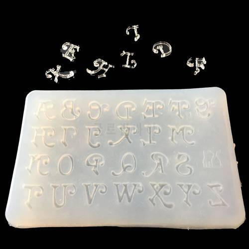 English Letters Fondant Alphabet Letter Silicone Mold 3D Chocolate Mould Cake Decorating Tools