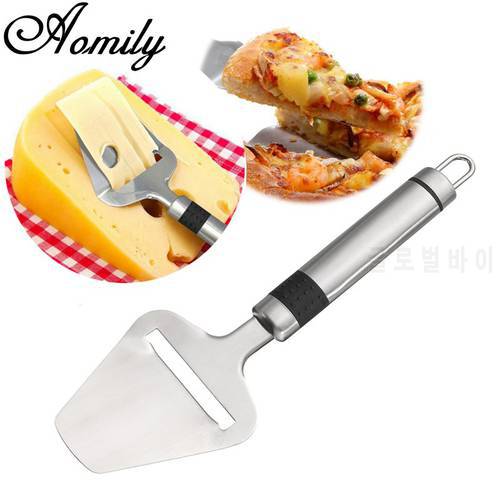 Aomily Cheese Slicer Cutter Butter Stainless Steel Plane Peeler Cheese Slice Cutting Knife Kitchen Cooking Tools Durable Cheese