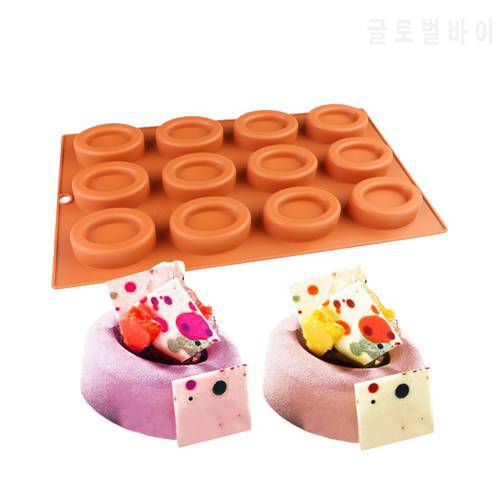 animal fruit silicone cake mold bakeware set silicone moulds for cake decorations 12-cavity chocolate christmas Oval shape
