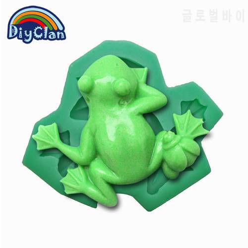 3 Style Frog Fondant Cake Mold Silicone Baking Tools Pudding Dessert Molds For Cake Decorating Chocolate Soap Mould F0213QW