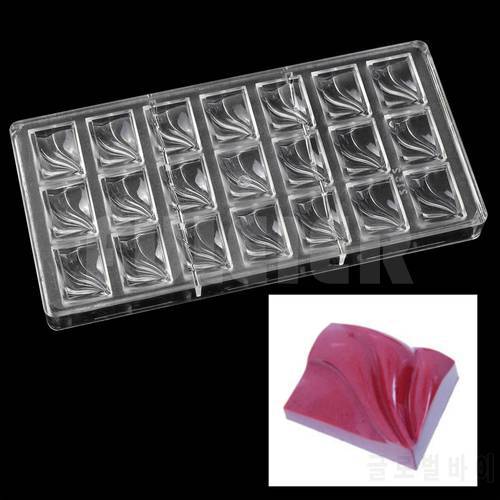 Polycarbonate Chocolate Mold Cake Decoration BonBon Sweet Candy Mould Confectionery Chocolate Kitchen Pastry Baking Tool