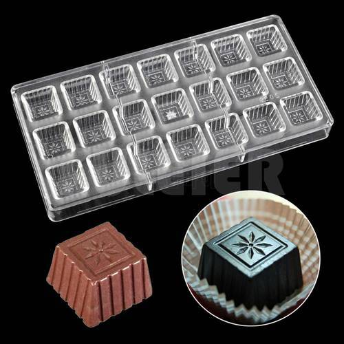 baking pastry tools plastic chocolate molds, shipping polycarbonate candy cake chocolate baking dish Kitchen bakeware pan