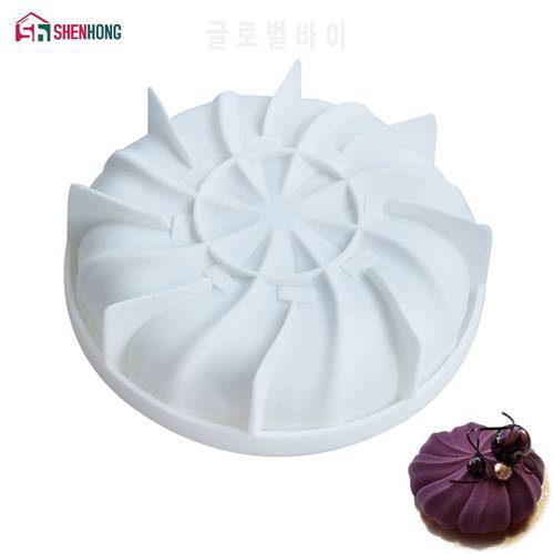 SHENHONG Art 3D Cake Mould Home Party Forms Cream Mold Silicone Mousse DIY Baking Cookie Mould Fondant Bakery Brownie Homemade