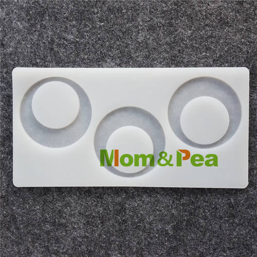 Mom&Pea CX131 High Quality 3-Round Silicone Mold Chocolate Mold Cake Decoration