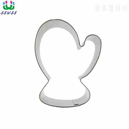 Christmas Gift Cake Cookie Biscuit Baking Mold,Christmas Gloves Shape Cake Decorating Fondant Cutters Tools,Direct Selling