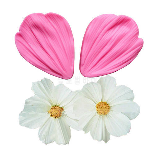 Chrysanthemum Flower Petals Shape Silicone Mold Fondant Chocolate cake tools Baking Cookie Moulds Decorating Molds F0681
