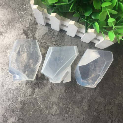 Transparent Silicone Mould Dried Flower Resin Decorative Craft DIY stone Mold cutting shpe Type epoxy resin molds for jewelry
