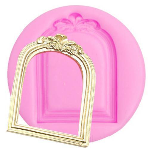 3D fine frame silicone mold Photo Shape Cake decorating tools chocolate kitchen Baking accessories F0742