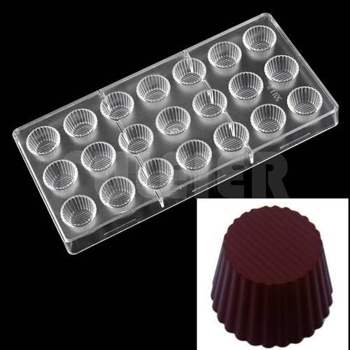 baking pastry tools cupcake shaped candy chocolate molud ,DIY plastic confectionery tools polycarbonate chocolate mold