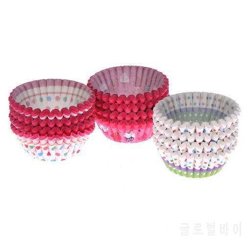 100Pcs High Quality Round Paper Muffin Cases Cupcake Liner Cake Baking Mold Bakeware Egg Maker Mold Tray