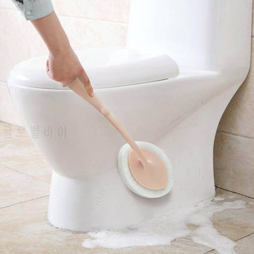 3 Colors Bathtub Cleaning Brush Handheld Toilet Sponge Brushes Floor Ceramic Tile Cleaner Bathroom Brush