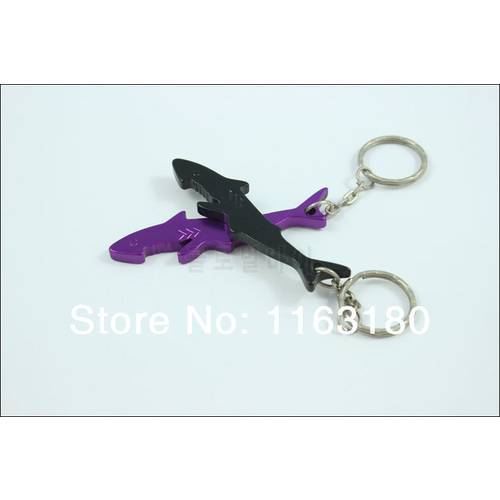 420 pcs/lot Beer Bottle Opener KeyChains ocean fish shape Aluminum Alloy Can Open Tools Promotion Gift-Free Shipping