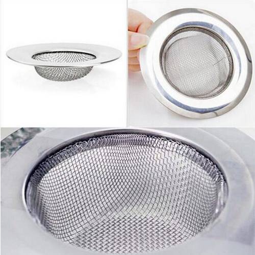 100 pcs New Arrive Stainless steel sewer filter kitchen items sewer drain filter