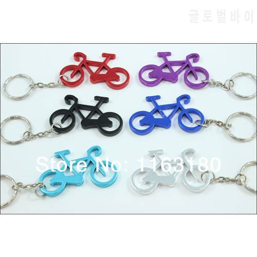 360 pcs/lot Beer Bottle Opener KeyChains bicycle shape Aluminum Alloy Can Open Tools Promotion Gift free shipping