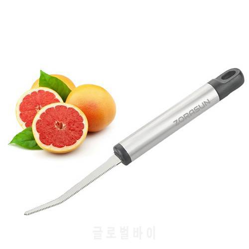 ZORASUN Grapefruit Knife Stainless Steel Grapefruit Spoon Peeler Scoop Untensils