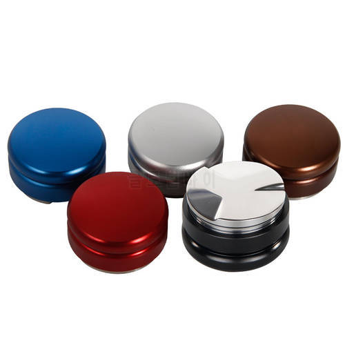 Fei 1pc colorful 58mm Three Angled Slopes Adjustable Distribution Tool Coffee Espresso Tamper Flatten powder for Barista for WBC