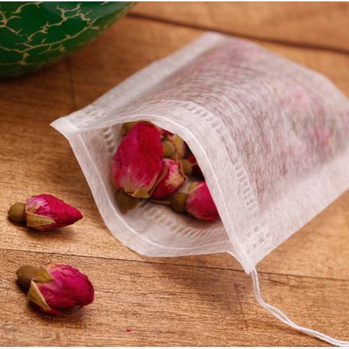 New PLA biodegraded Tea Bag Filters Ultrasonic Corn Fiber Cords tea bags coffee filter 100pcs/lot Multiple sizes