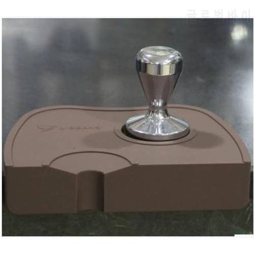 FeiC Black/Brown corner pad/mat coffee tamper pad pressure slip-resistant pad tool