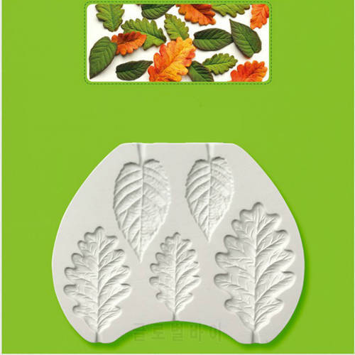 Blackberry & Oak Leaves Silicone Mould Fondant Cake Mold Cake Decorating Tools Nuts Berries Cake Decoration Silicone Mold