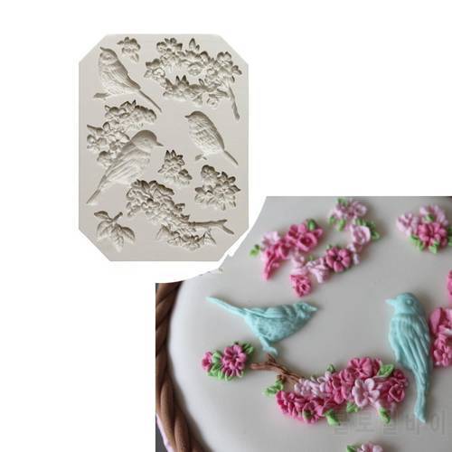 Animal Bird Plum Blossom Candy Mold Rose Flower Butterfly Sugar Cake Mold Dry Pepper Mold DIY Baking Tools H171