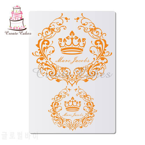 Crown DIY Scrapbooking Stamp Craft Hollow Layering Stencils For Wall Painting Album Decorative Embossing Paper Card
