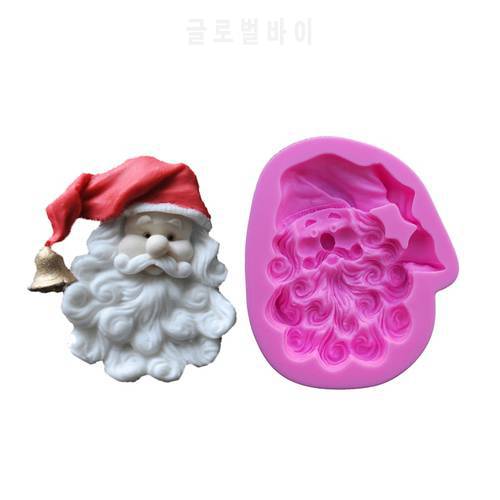 Christmas Santa Cooking Tools Silicone Mold For Baking Of Kitchen Accessories Fondant Sugar Mug Candy Chocolate Cake Decorating