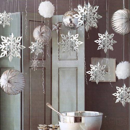 Christmas Snowflakes Coaster Silicone Mould DIY Crystal Epoxy Resin Mold Christmas Tree Pendant Xmas Ornament Crafts Making Tool