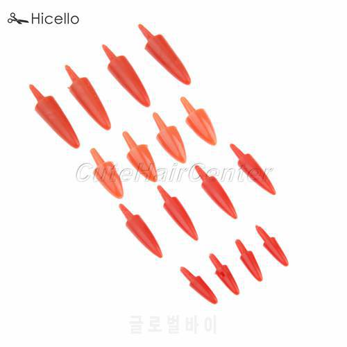 100PCS or 50pcs Santa Claus Dolls Safety Noses DIY Making Crafts Red Plastic 5*12mm/6*18mm Straight Nose Sewing Puppet Material