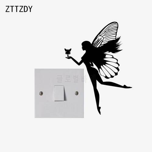 YOJA Switch Delicate Extraordinarily Decoration Artistic Butterfly Fairyism Wall Sticker Individuality 16ss0072
