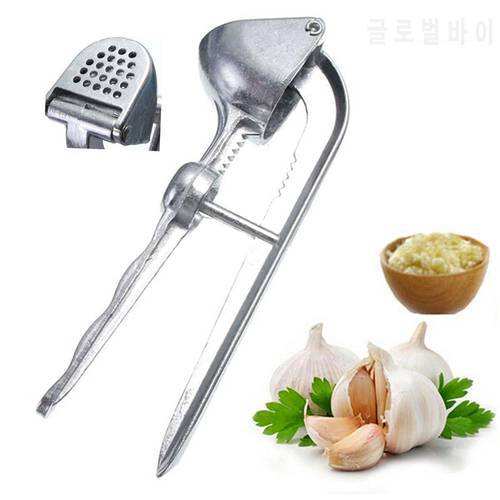 1pc Aluminum Alloy Garlic Press Crusher Squeezer Masher Mincer Home Kitchen Tool