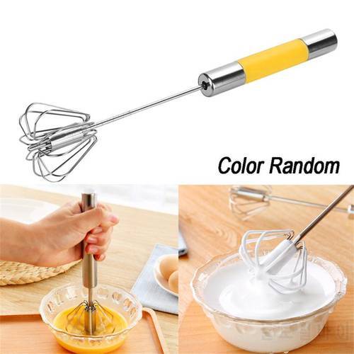 2018 New TENSKE 1PC Professional Stainless Steel Semi-Automatic Whisk Mixer Balloon Egg Milk Beater Cooking Tool Egg Tools