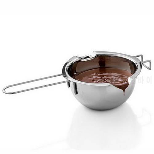 400ML stainless steel heating heating boiler dish butter chocolate melting baking tools bowl with handle